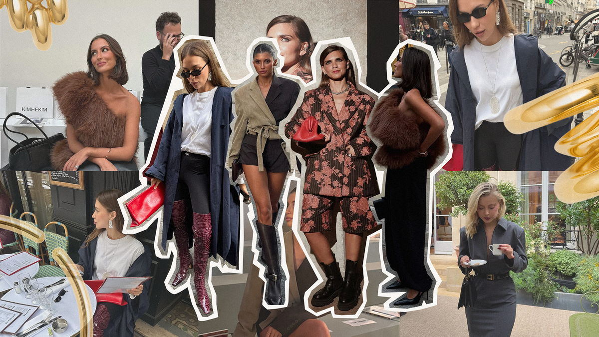Influencers wear cinco jewelry at Paris and Lisbon fashion weeks, showcasing bold styling and trends.