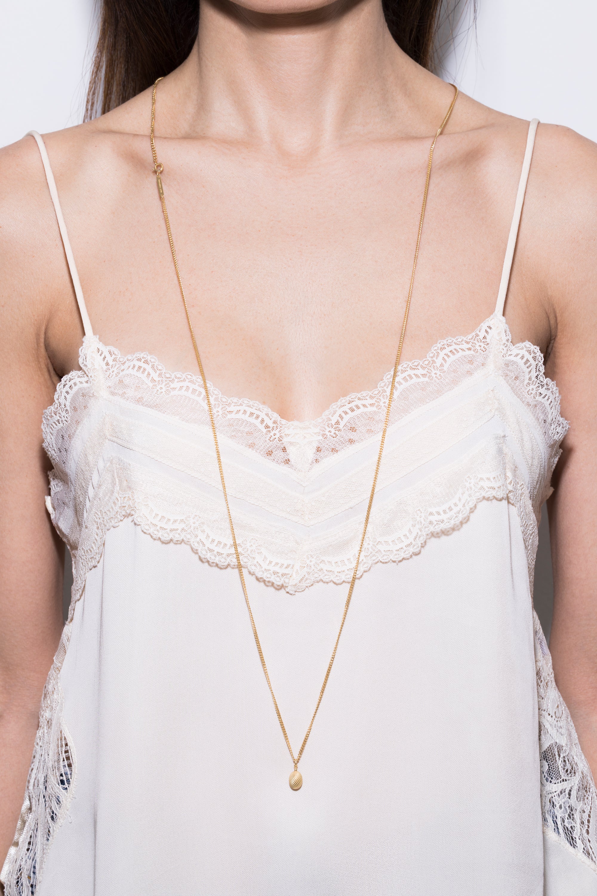 bottle long 18k necklace