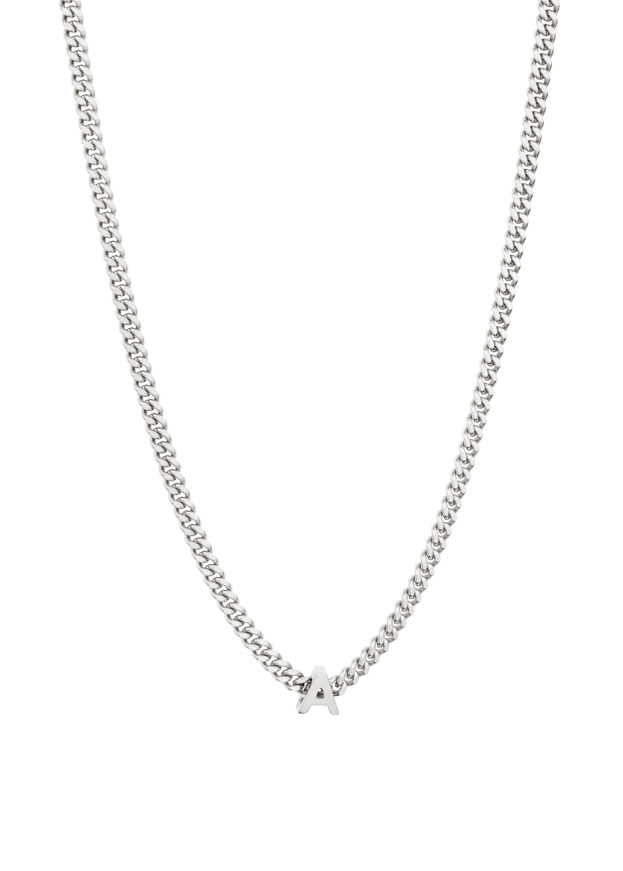 alphabet necklace with pendant A necklaces