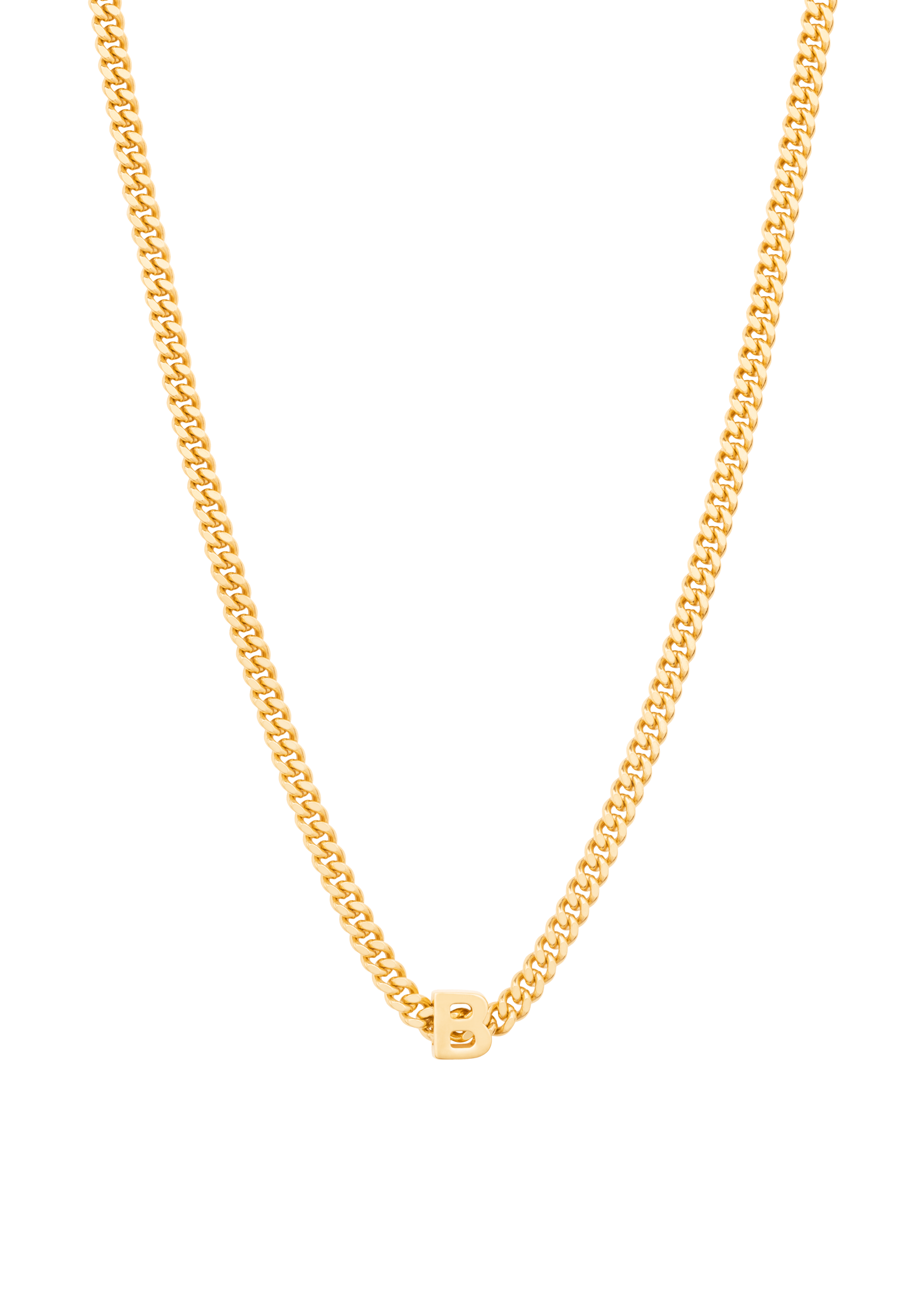 alphabet necklace with pendant B