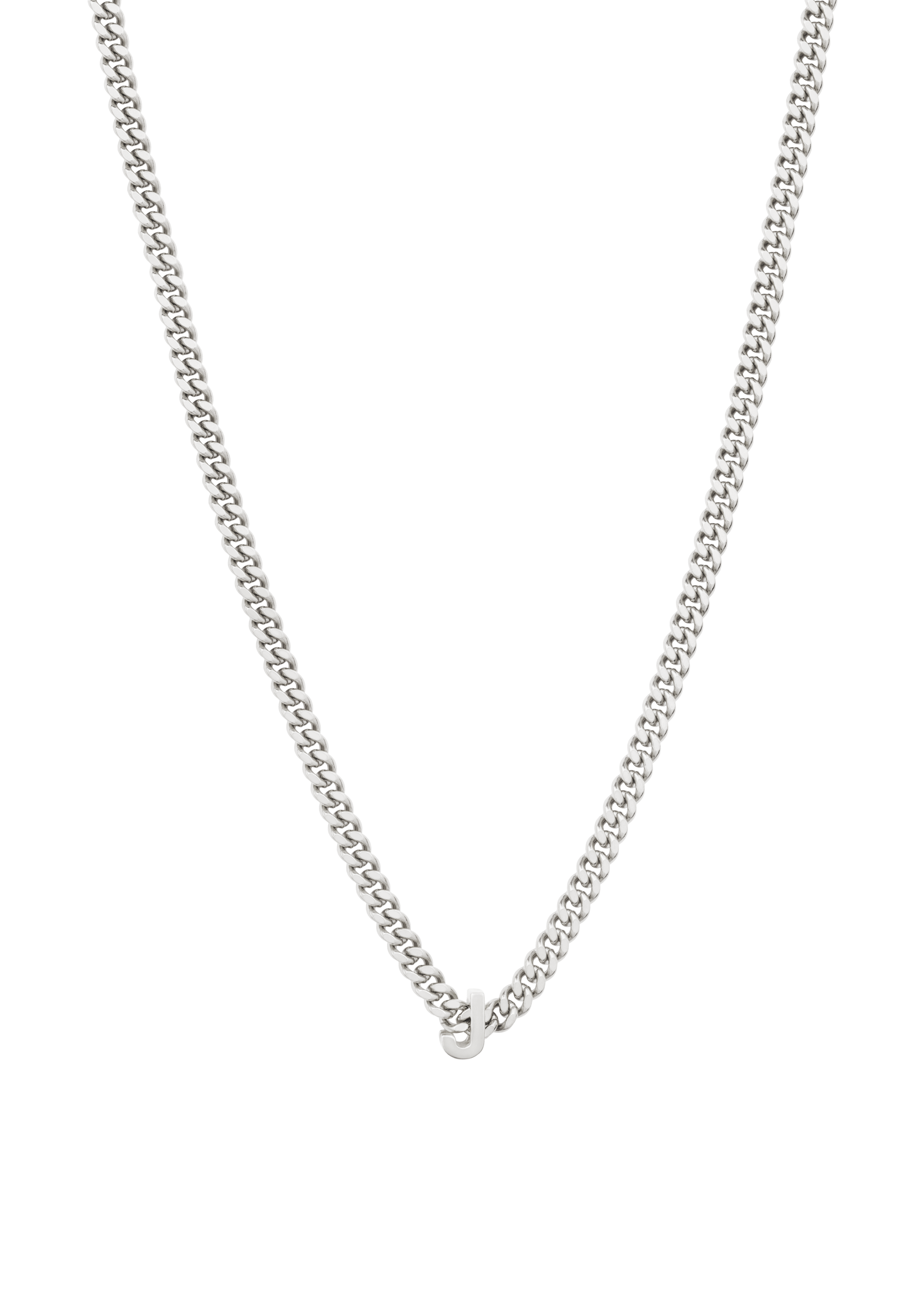 alphabet necklace with pendant J necklaces