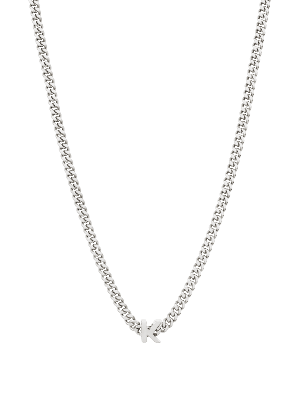 alphabet necklace with pendant K Necklaces