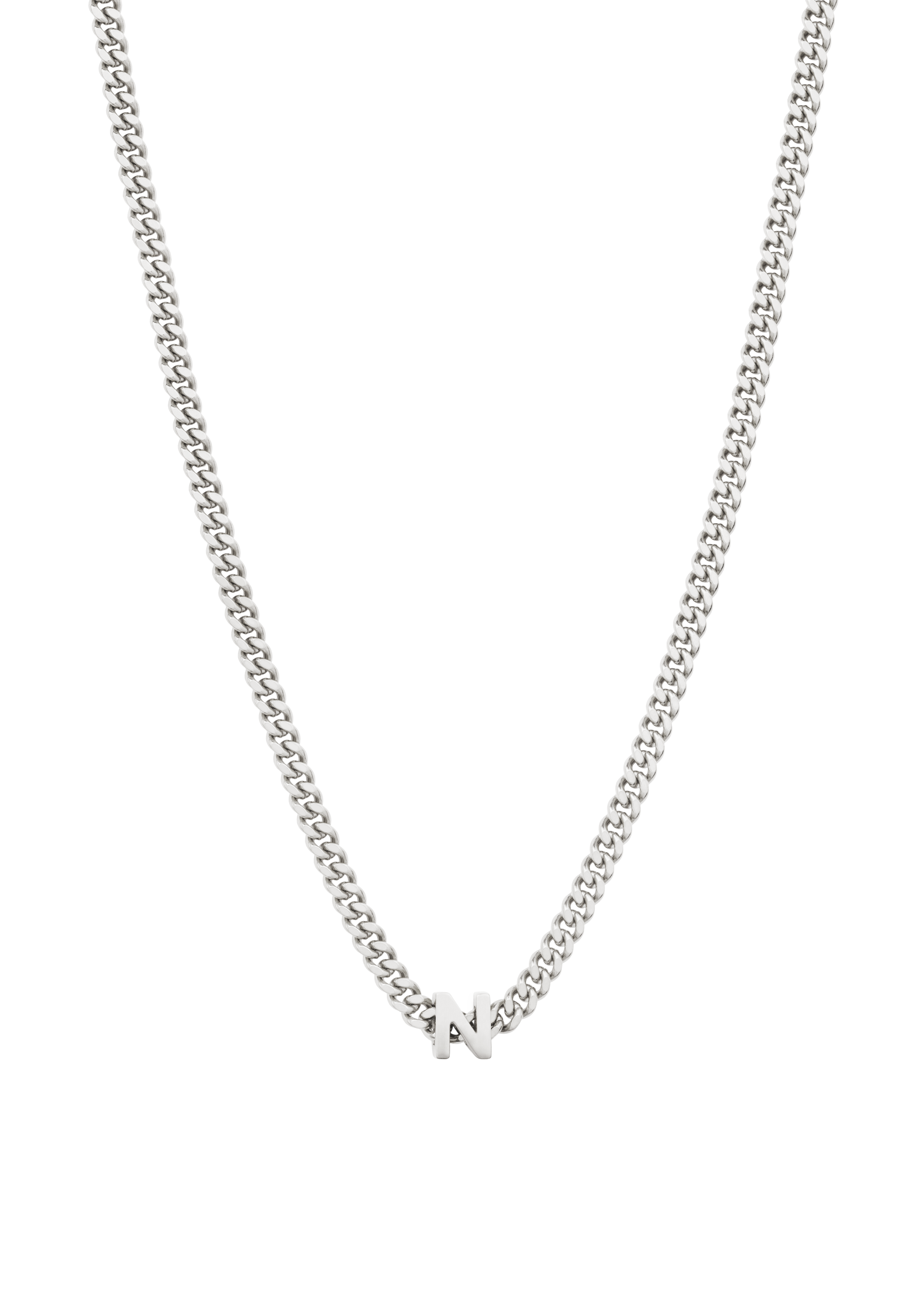 alphabet necklace with pendant N necklaces