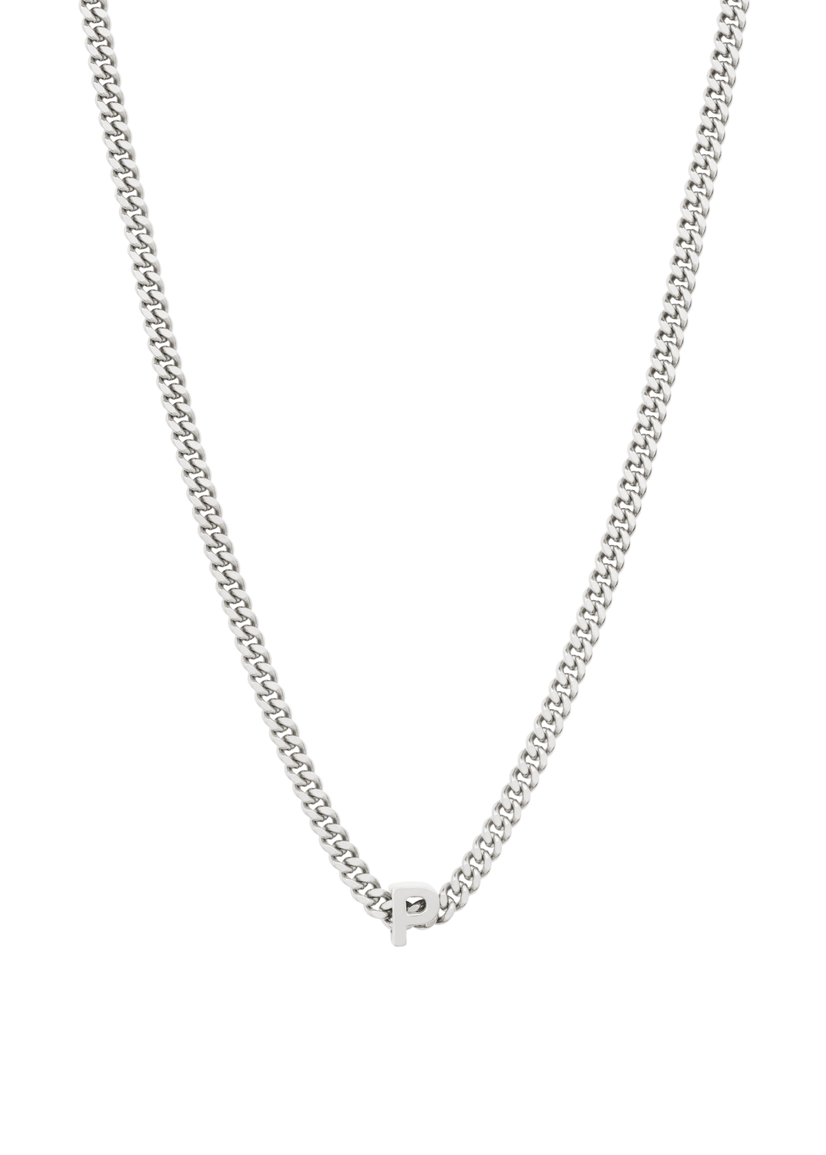 alphabet necklace with pendant P Necklaces