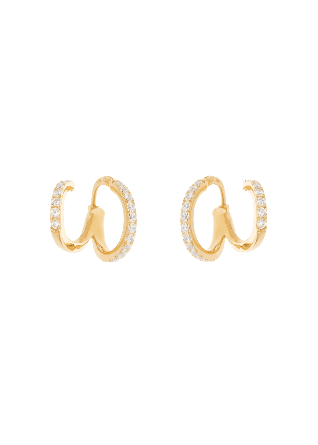 Amina double layer earrings Earrings