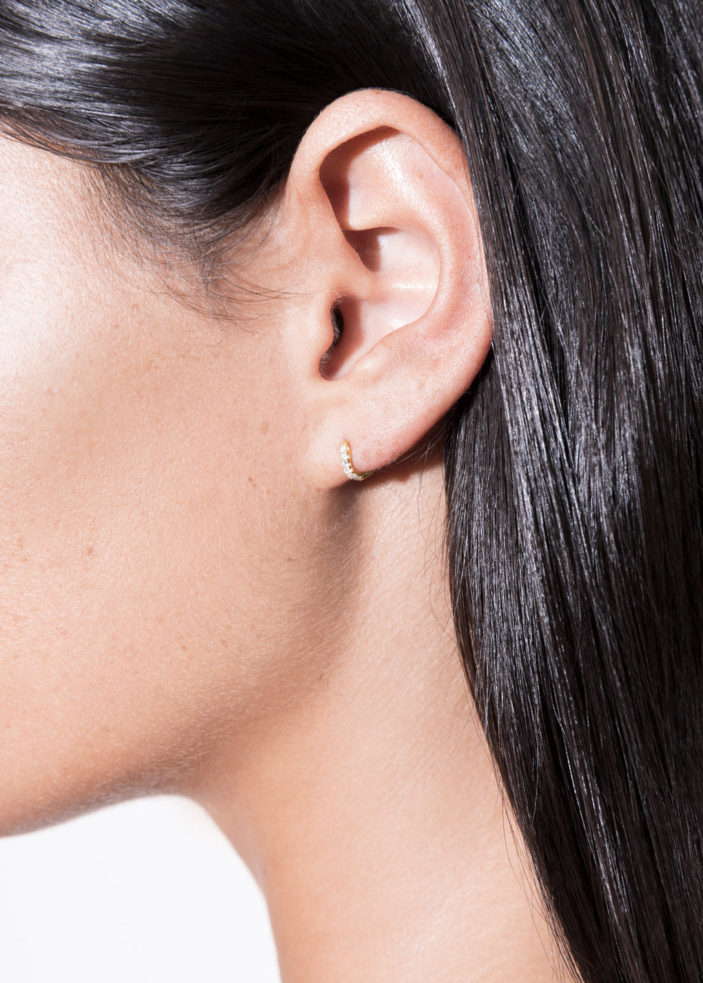 cate hoop 18k diamond