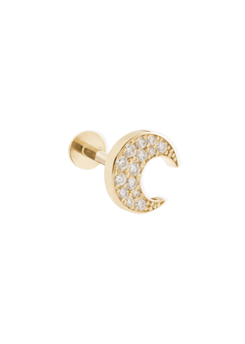 mush stud 18k diamond Earrings
