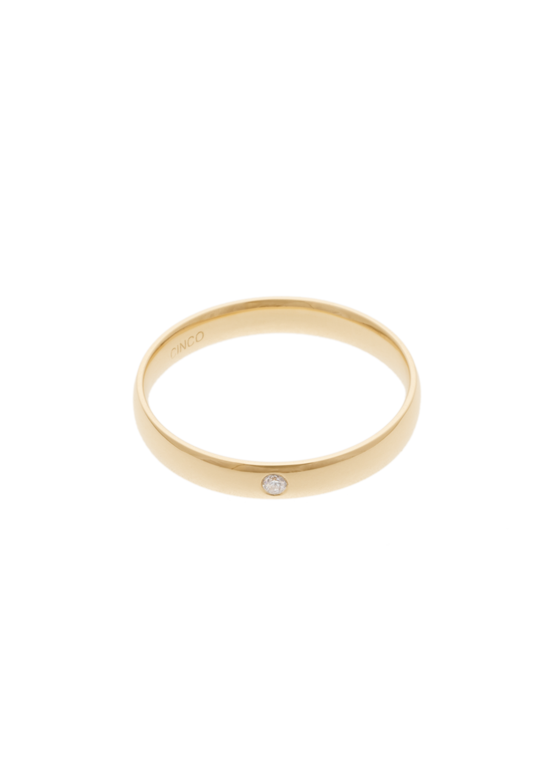 we 18k engagement with diamond ring