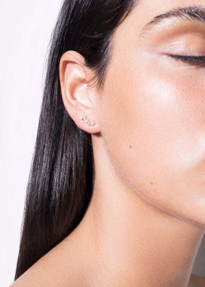 Floating diamond earrings 18k Earrings
