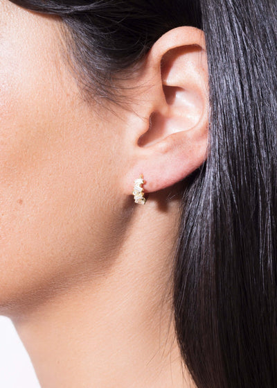 Shaped diamonds earrings 18k Earrings