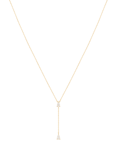 Two diamonds linked 18k necklace Necklaces