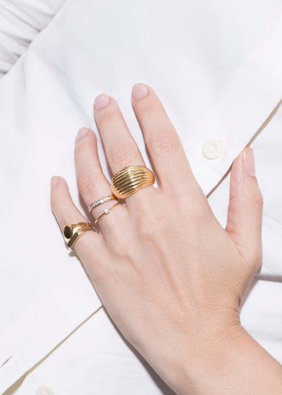 Board ring 18k Rings
