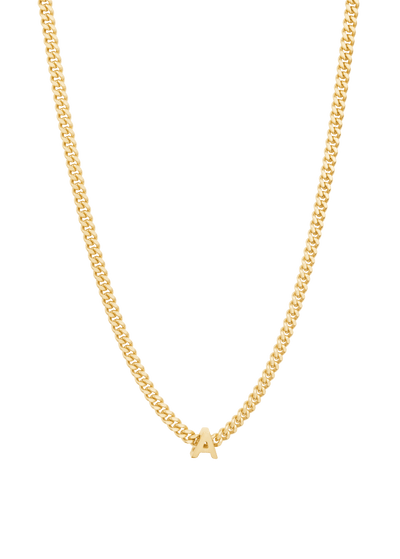 alphabet necklace with pendant A Necklaces