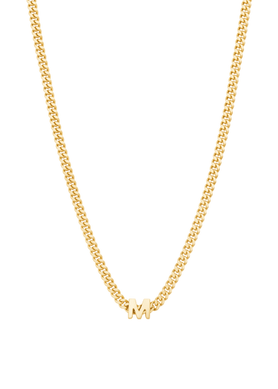 alphabet necklace with pendant M Necklaces
