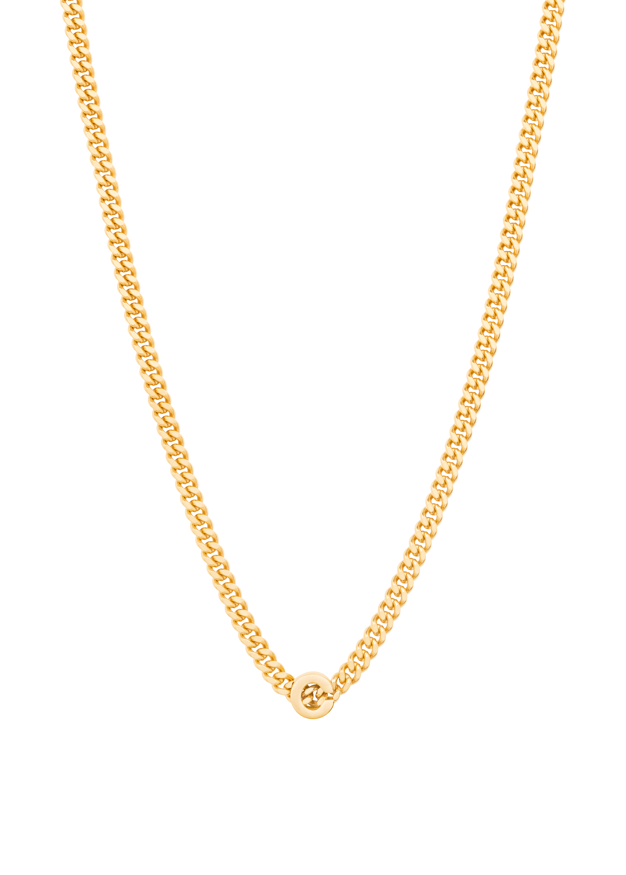 alphabet necklace with pendant C