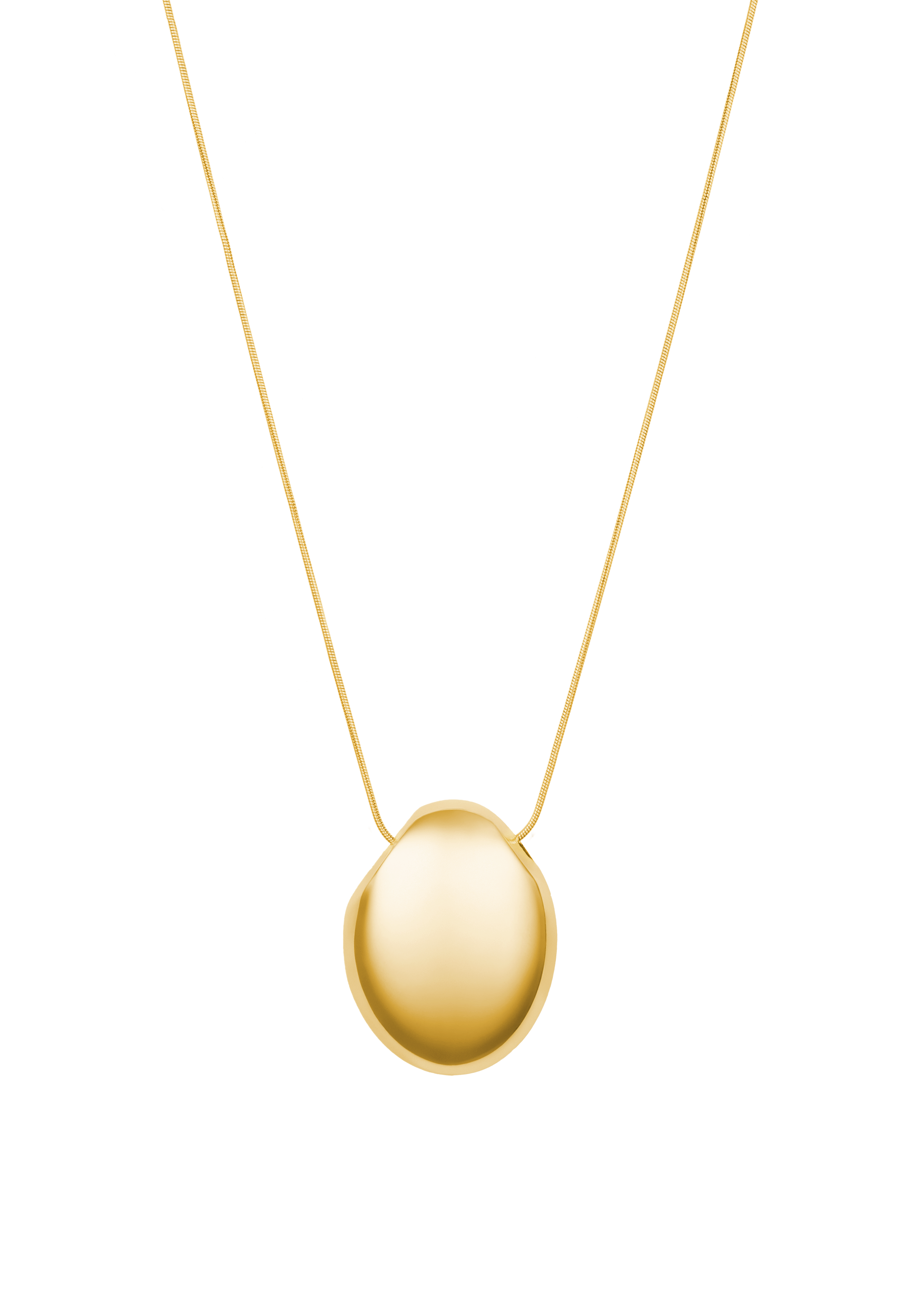 chéri long necklace in gold