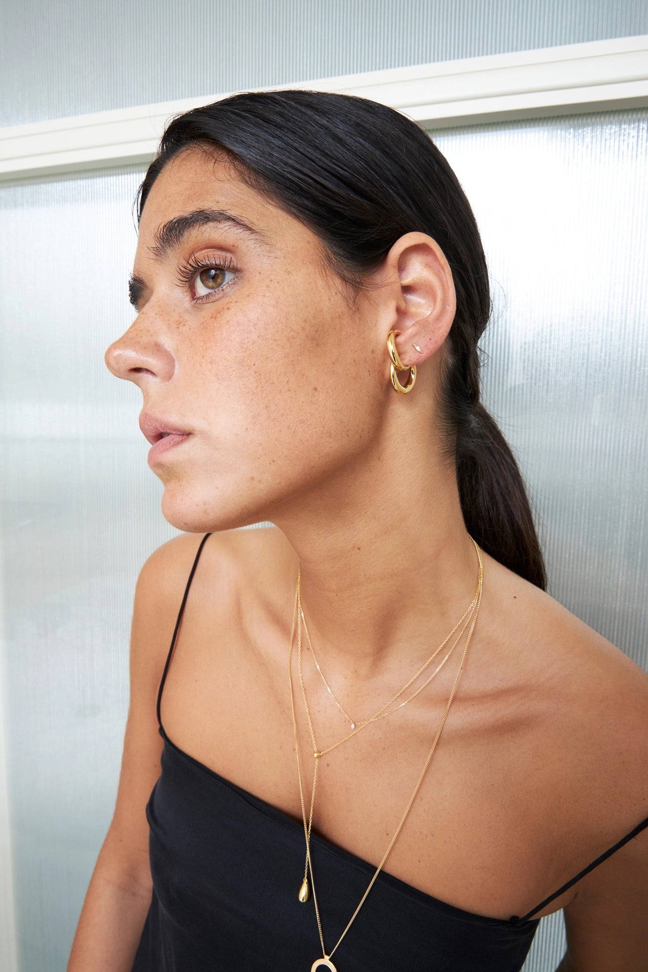 Clara Hidden Hoops Earrings