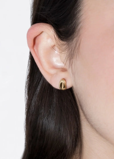 Cleo Hollow Earrings 18k Earrings