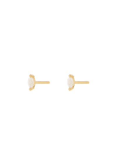 Pear diamond stud earrings 18k Earrings
