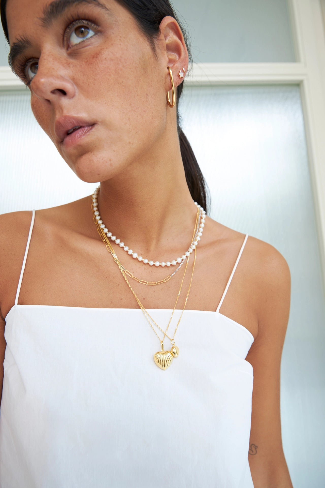 Elara Oval Hoops Earrings
