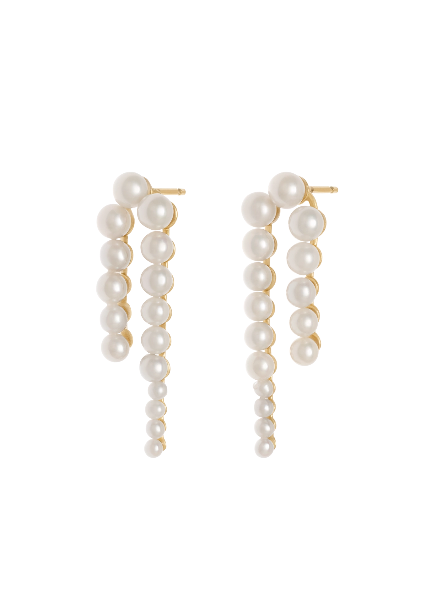 Elise Pearl Drop 18k Earrings Earrings