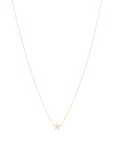 Flower 18k diamonds necklace Necklaces