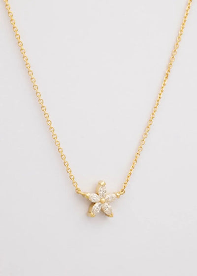 Flower 18k diamonds necklace Necklaces
