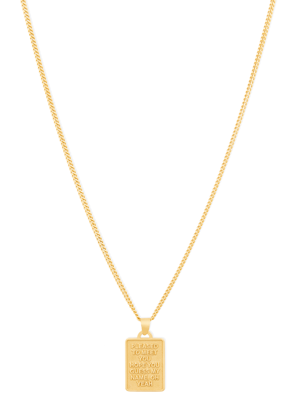 jodie shaped necklace