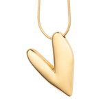 kokoro necklace in gold