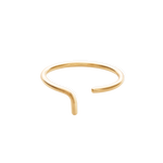 linea ring in gold