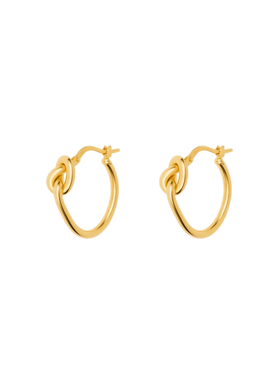 Lucilla Knot Huggies Earrings
