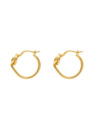 Lucilla Knot Huggies Earrings