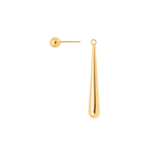 mini sade earrings in gold