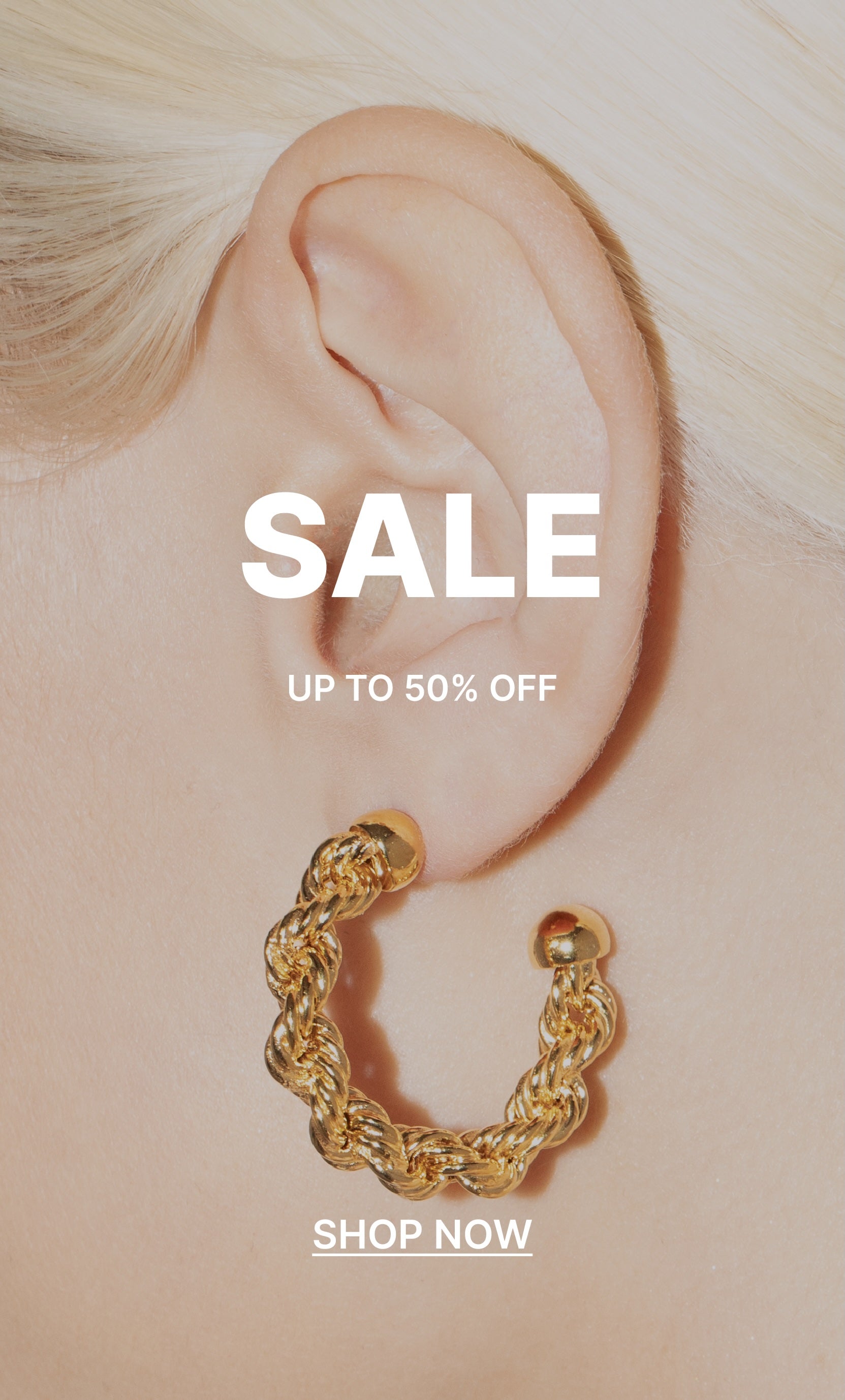 sale banner bia earrings