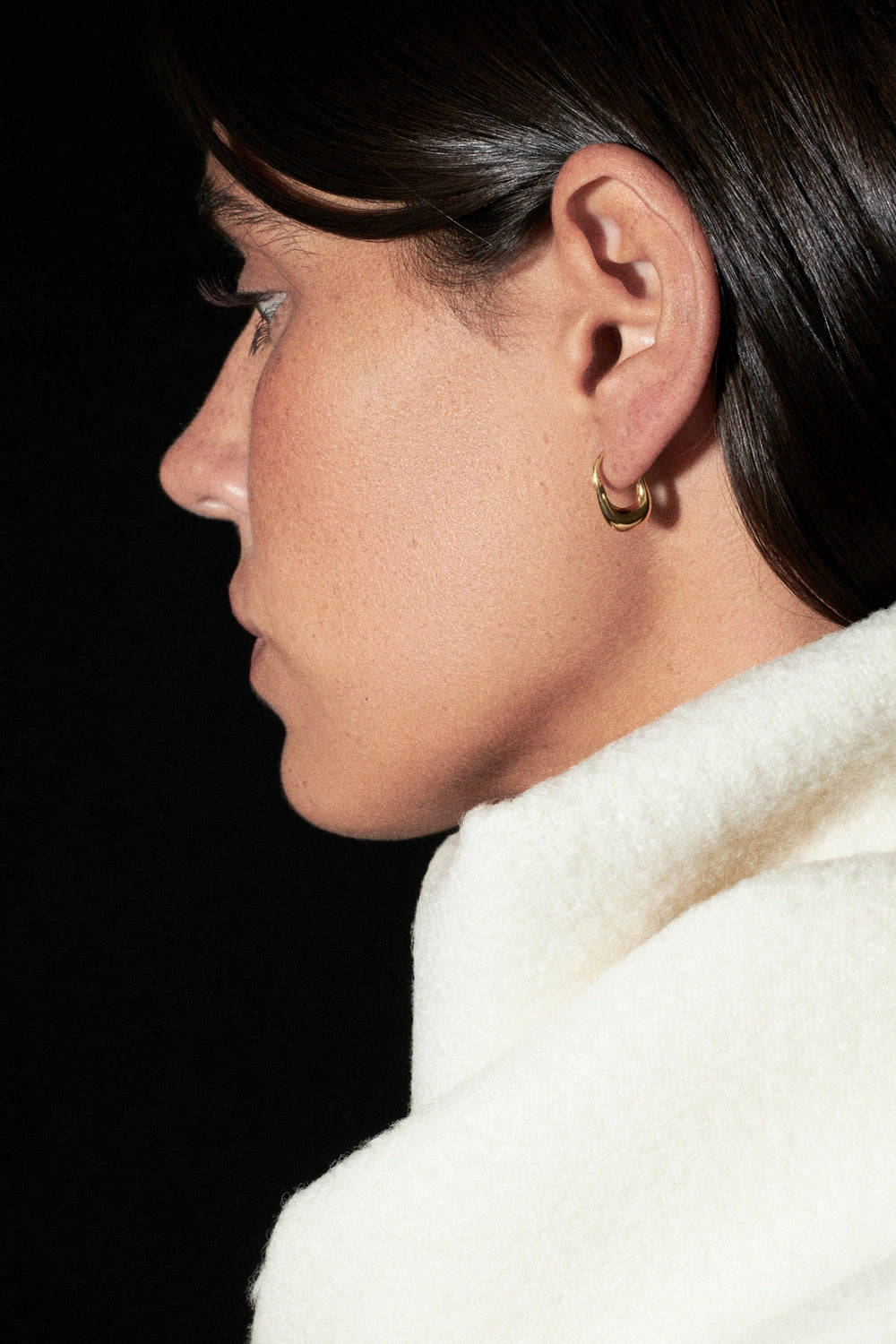 sabina huggies earrings