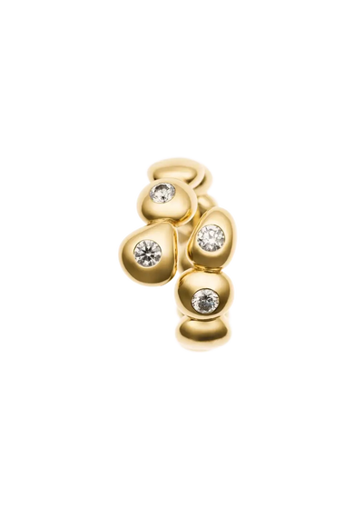 Unperfect sphere 18k diamond ring Rings