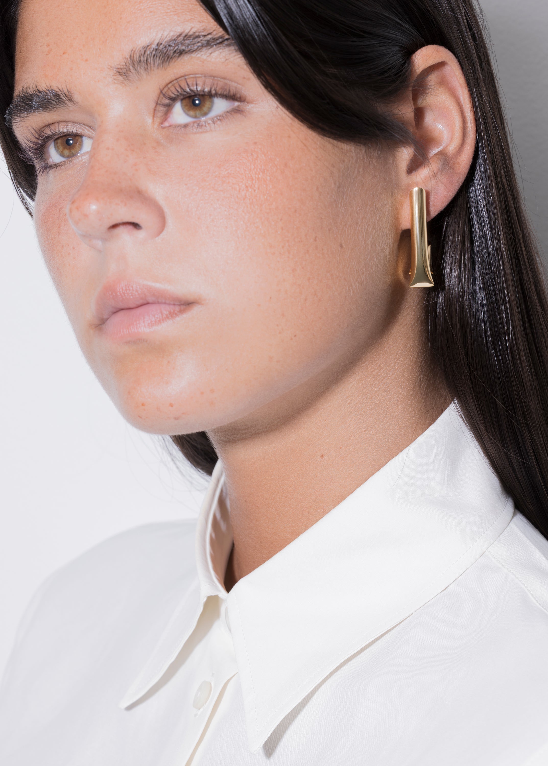 tina earrings gold maximalist