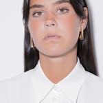 tina earrings gold maximalist