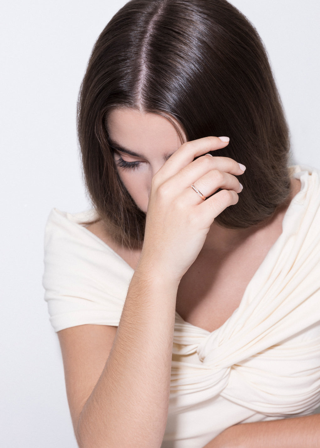 we 18k engagement multiple diamonds ring rings